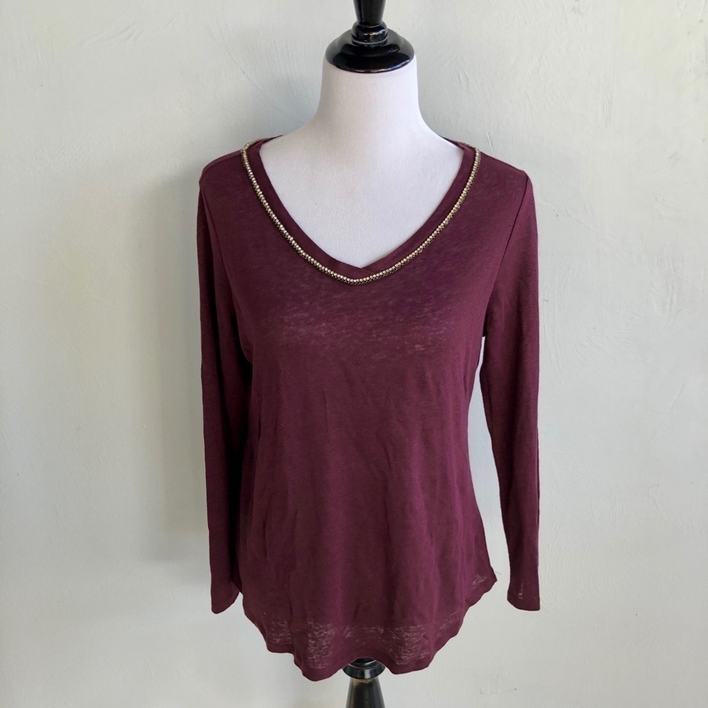 💜 NWT jeweled long sleeve💜